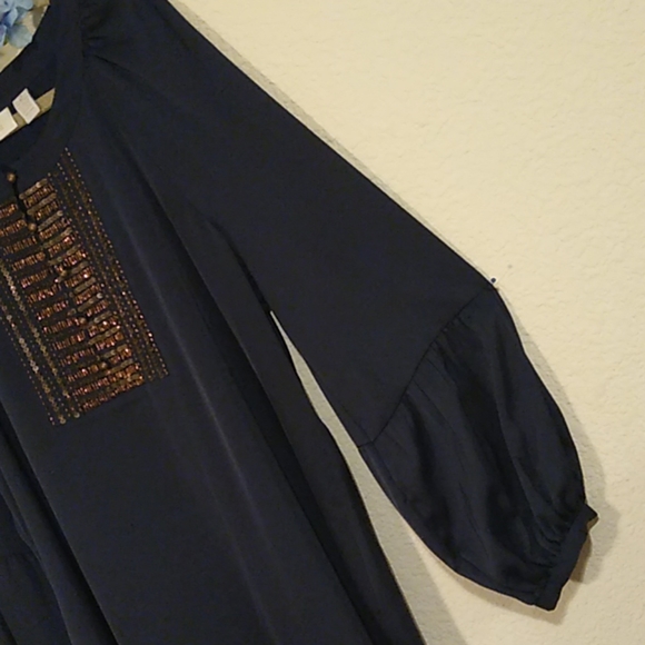 Chico's Tunic Size 2/Women's 14 - Picture 3 of 8